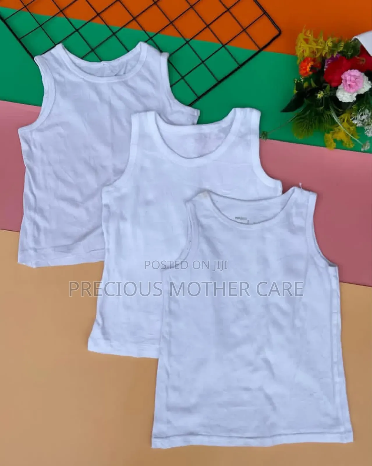 Quality Boys Cotton Singlet Under Wear 5 Pics