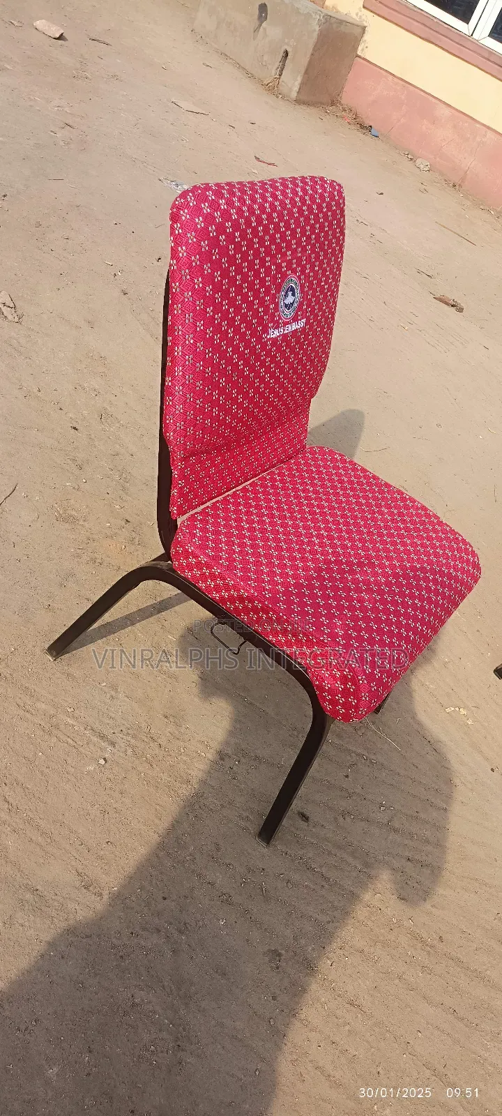 Pattern Church Chairs Big Size