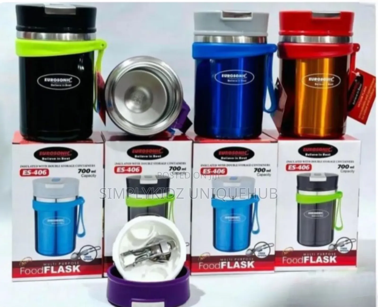 Eurosonic Multipurpose Food Flask With Spoon