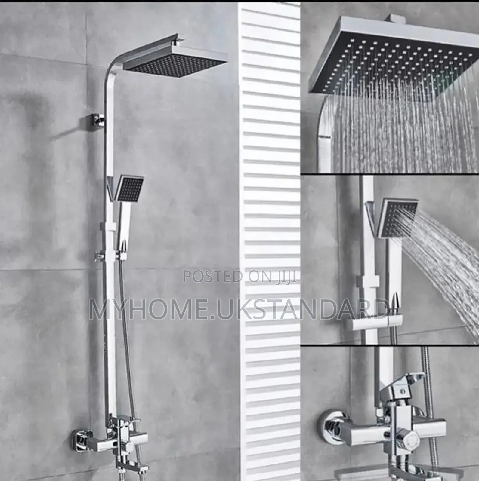 Original Twyford Square Shower With Tap