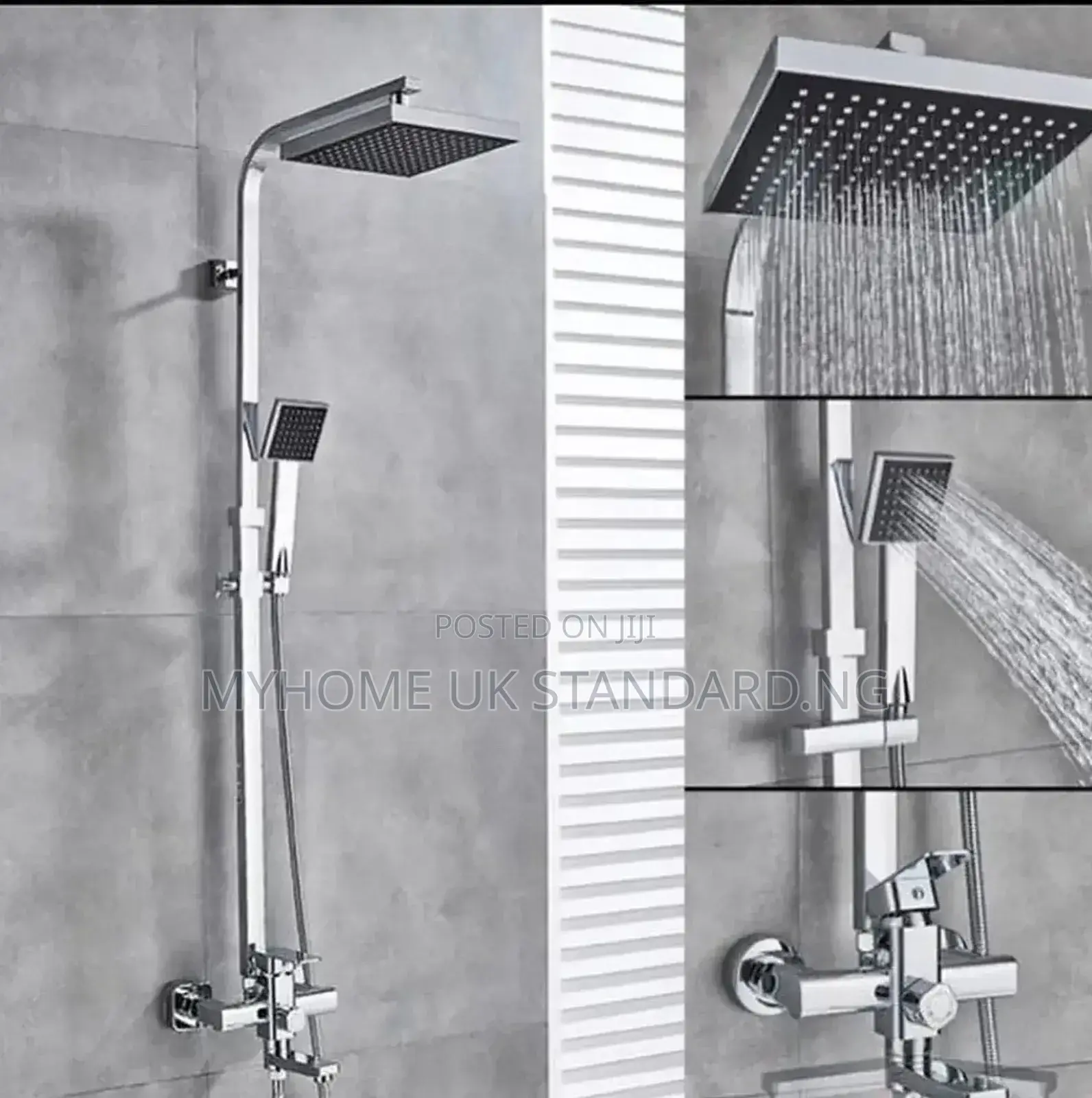 Original Twyford Square Shower With Tap