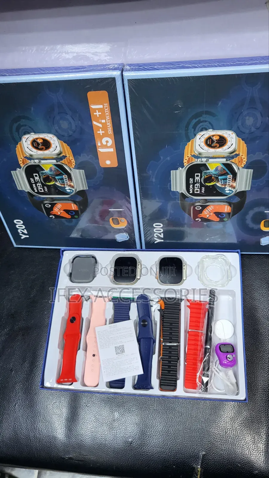 Y200 Smart Watch 3 in 1