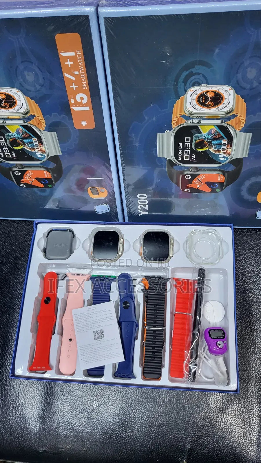 Y200 Smart Watch 3 in 1