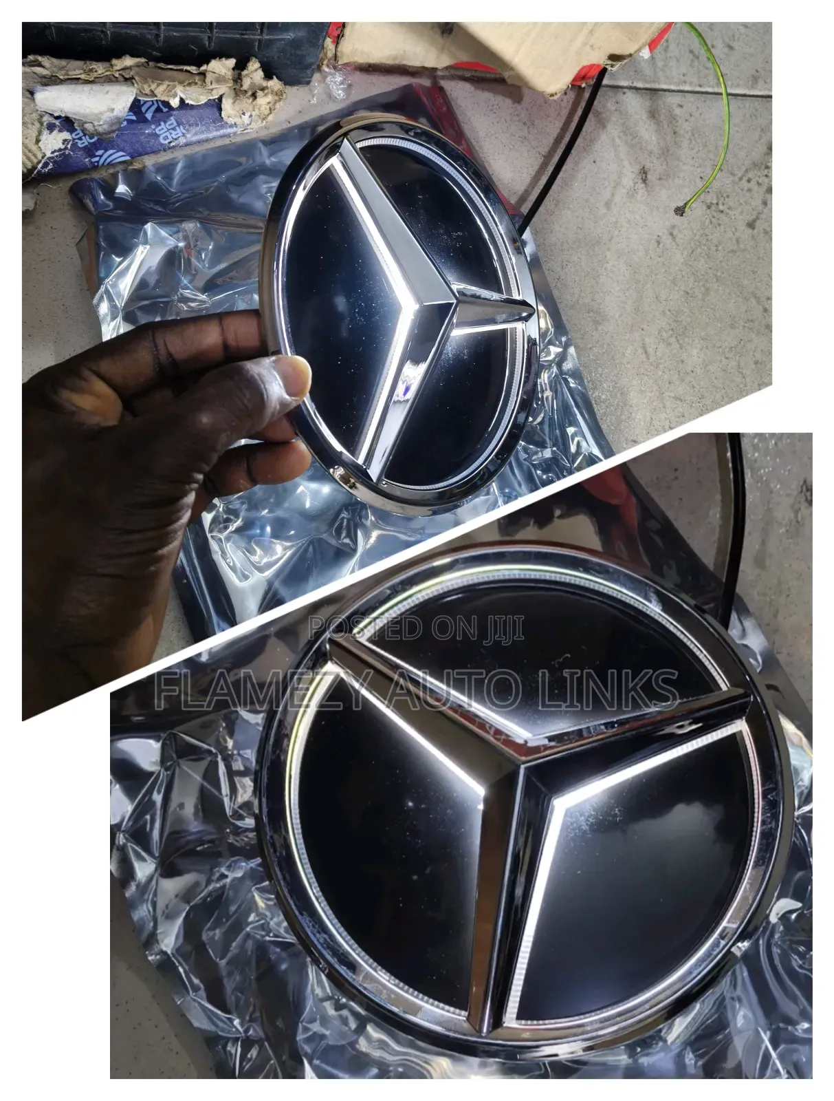 Front Grill Star Fluorescent Light