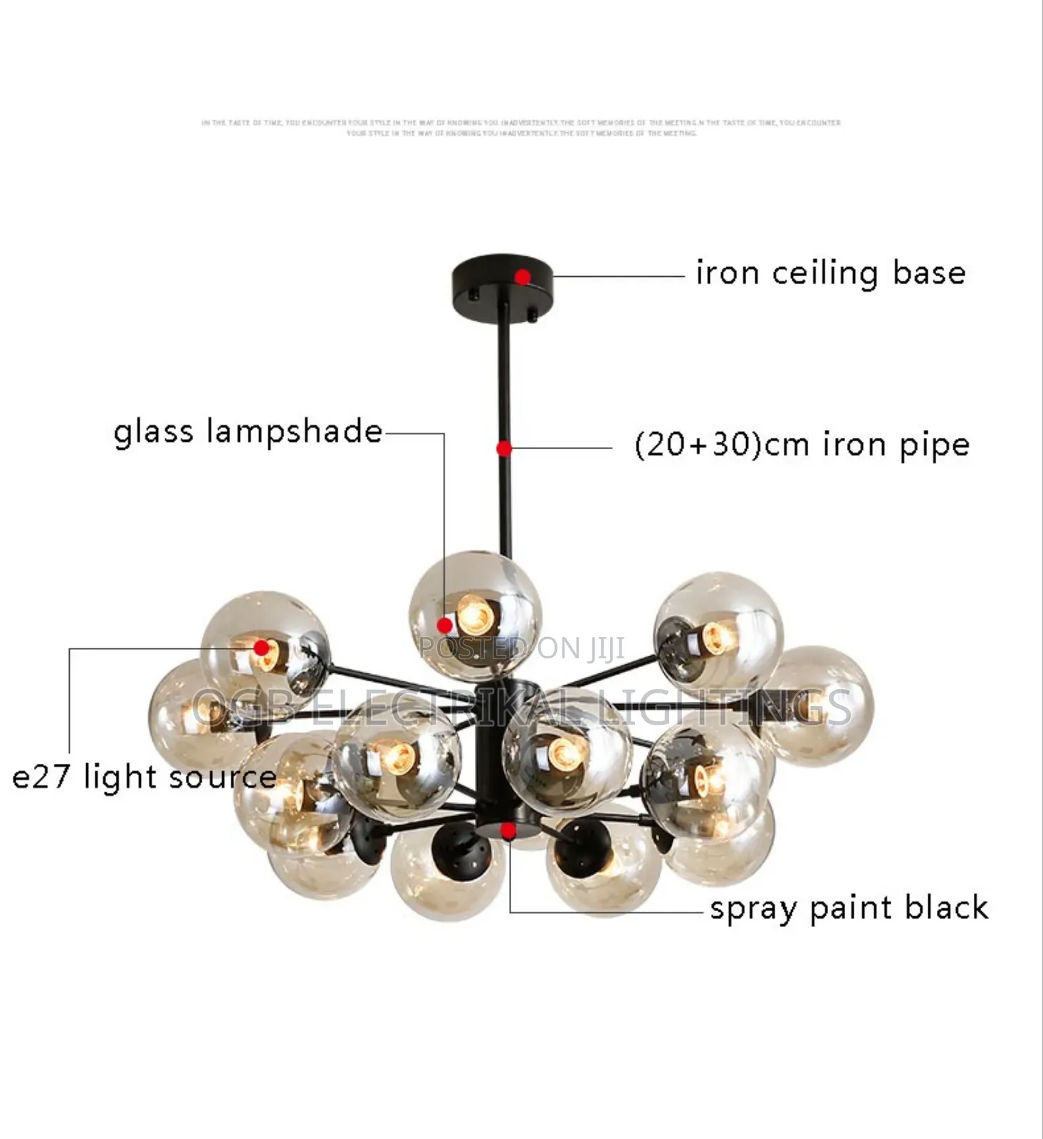 Nordic Bulb Chandelier