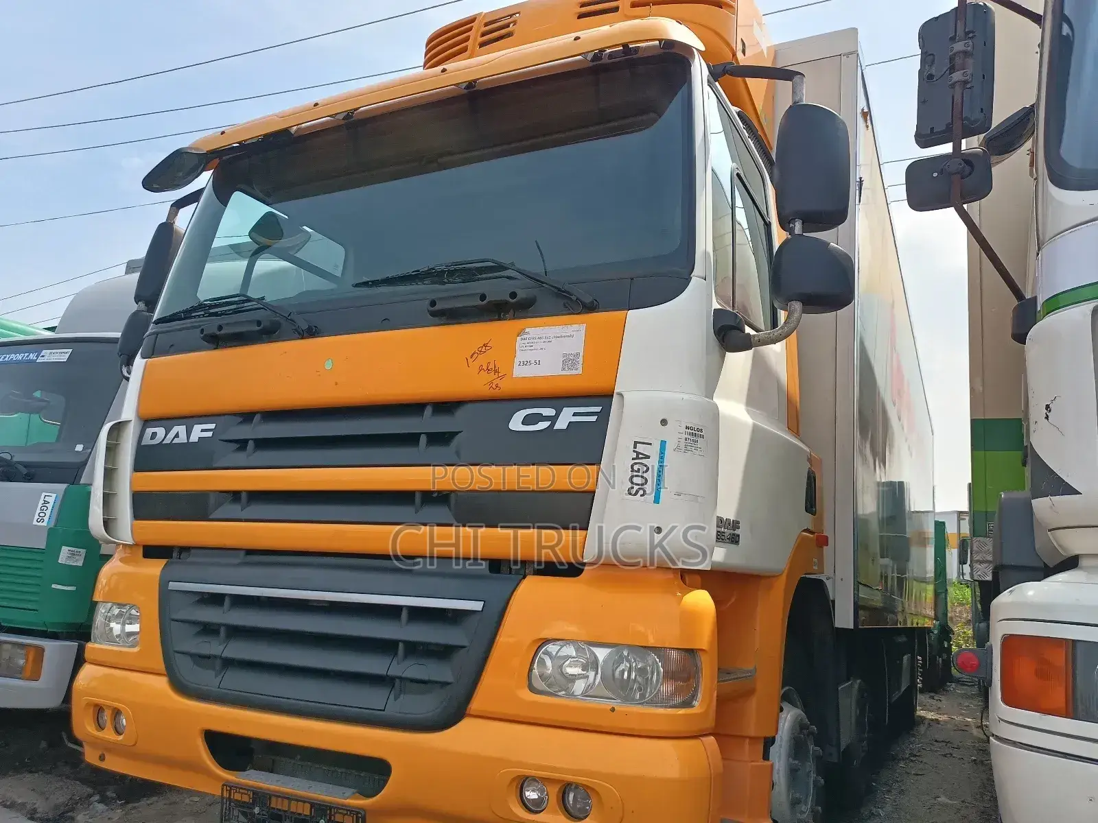Daf 85 Cf Refrigerator Truck 10tyres Europe Specification