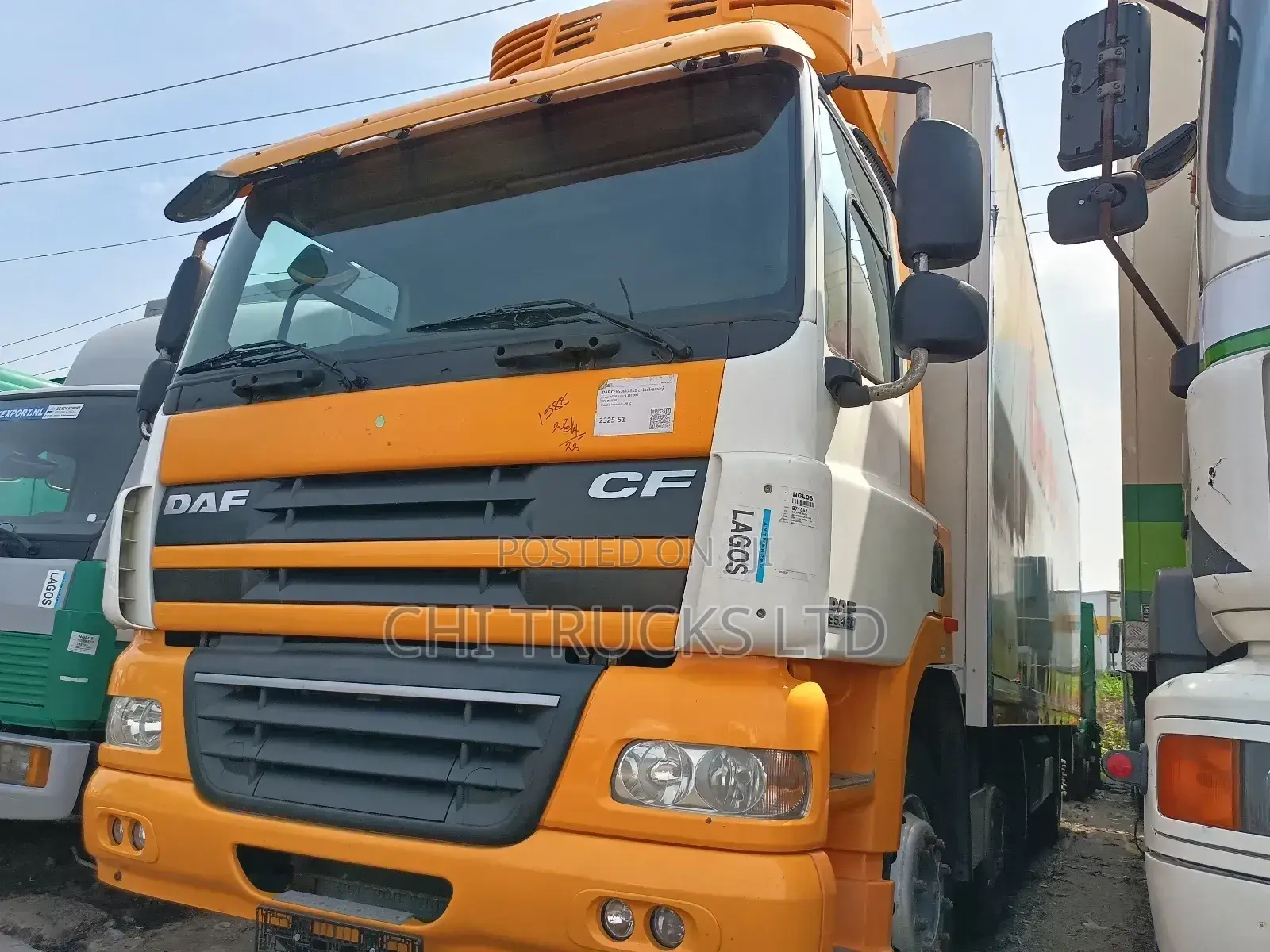 Daf 85 Cf Refrigerator Truck 10tyres Europe Specification