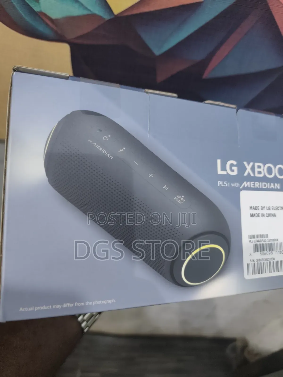 Lg Xboom Go Pl5 With Meridian Bluetooth Speaker