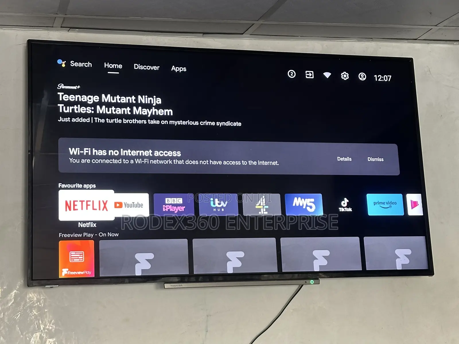 Very Neat Uk Used 55 Inch Toshiba Android Smart Tv For Sale
