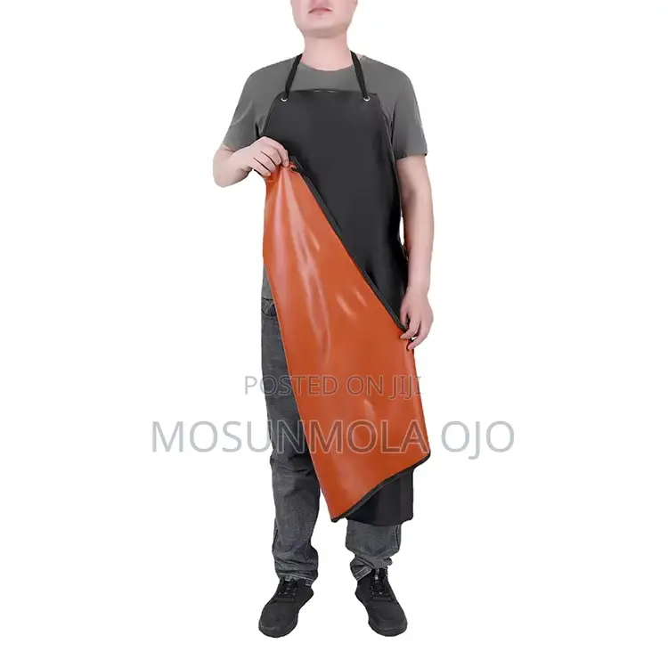 Double Layers Thickened Apron Kitchen Waterproof Vinyl Apron