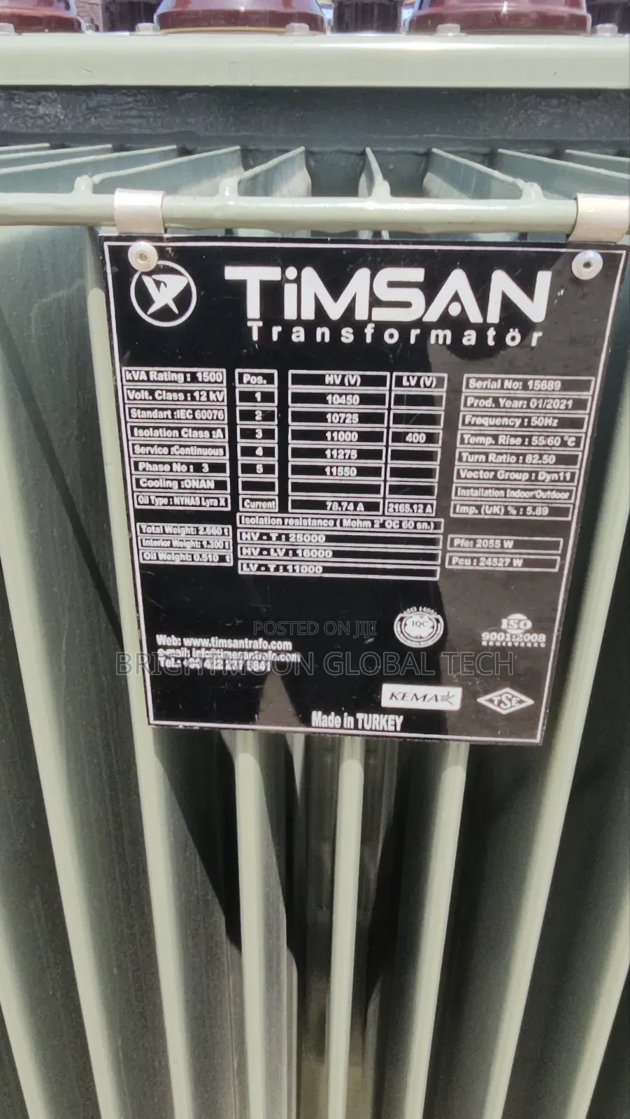 1500kva Transformer , 1.5mva 400v
