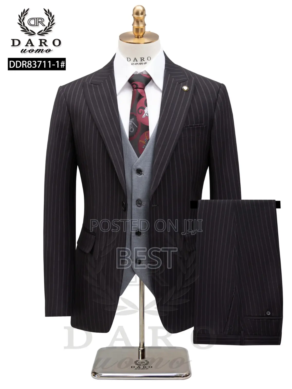 Men's Luxury 3pis Stripes Turkey Suits