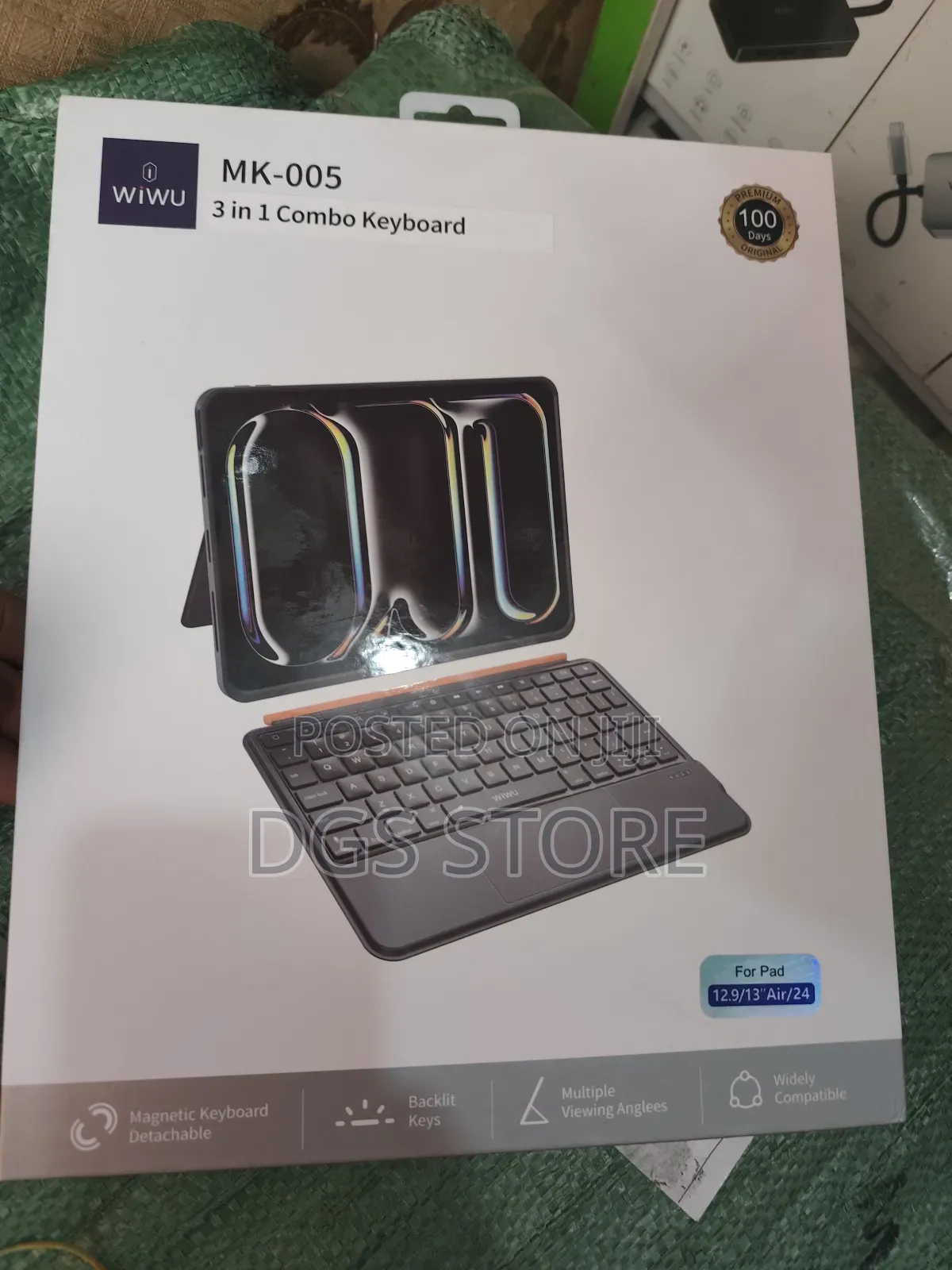 Wiwu Mk 005 3in1 Combo Keyboard for iPad 12.9"/13"