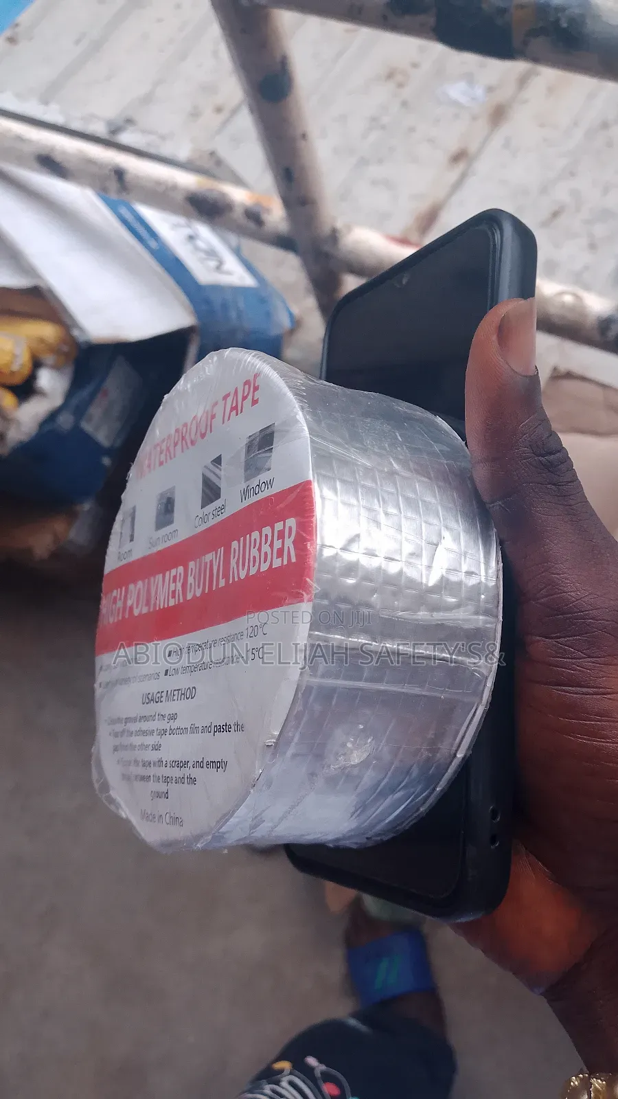 Waterproof Tape/High Polymer Butyl Rubber 2"×5meters