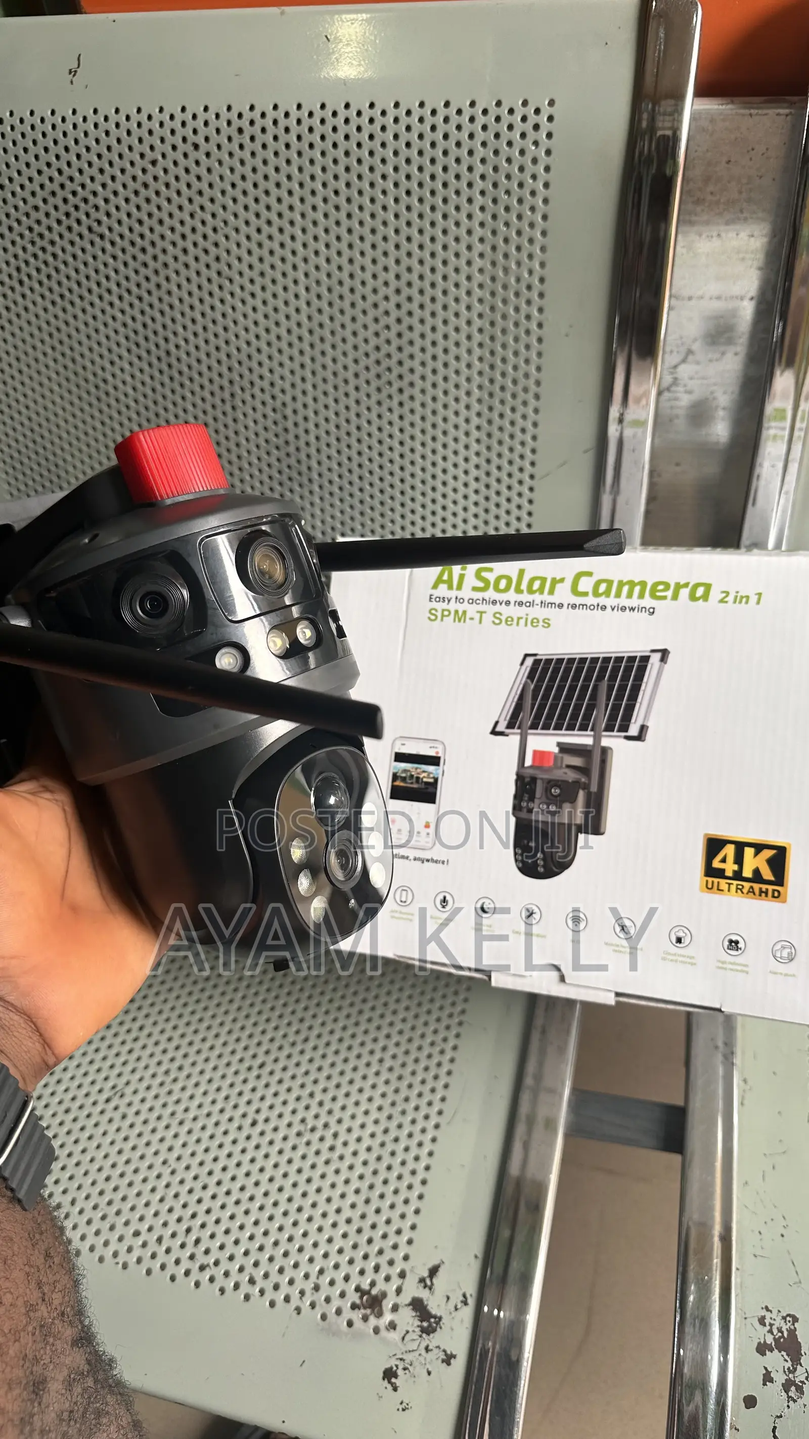 Ai Solar Camera 2 in 1 Double Lens and Single Lens