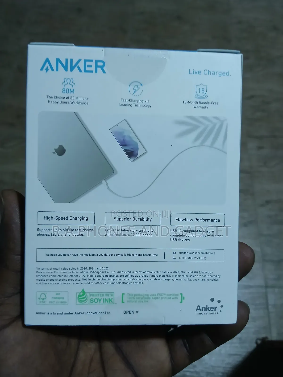 Anker Ultra Durabke Cable 60w