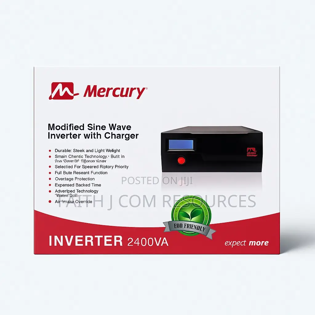 Mercury 2.4kva/1.44w, 2400va Radiant Inverter