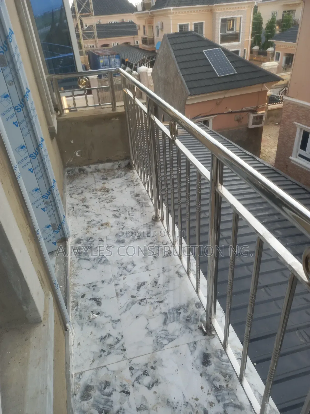Stainless Handrail Star Design