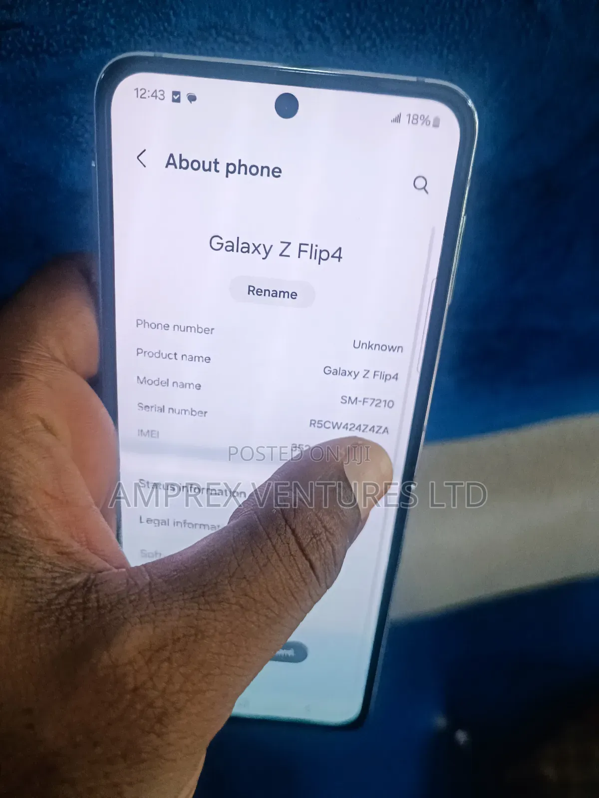 Samsung Galaxy Z Flip4 256 GB Blue