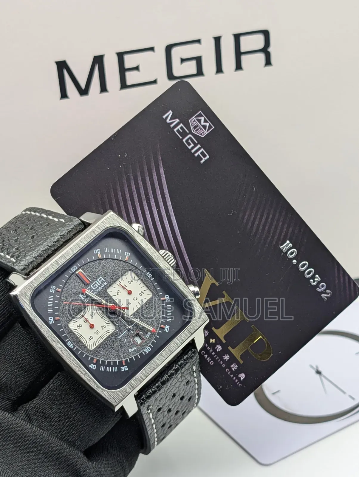 Megir Leather Wristwatch