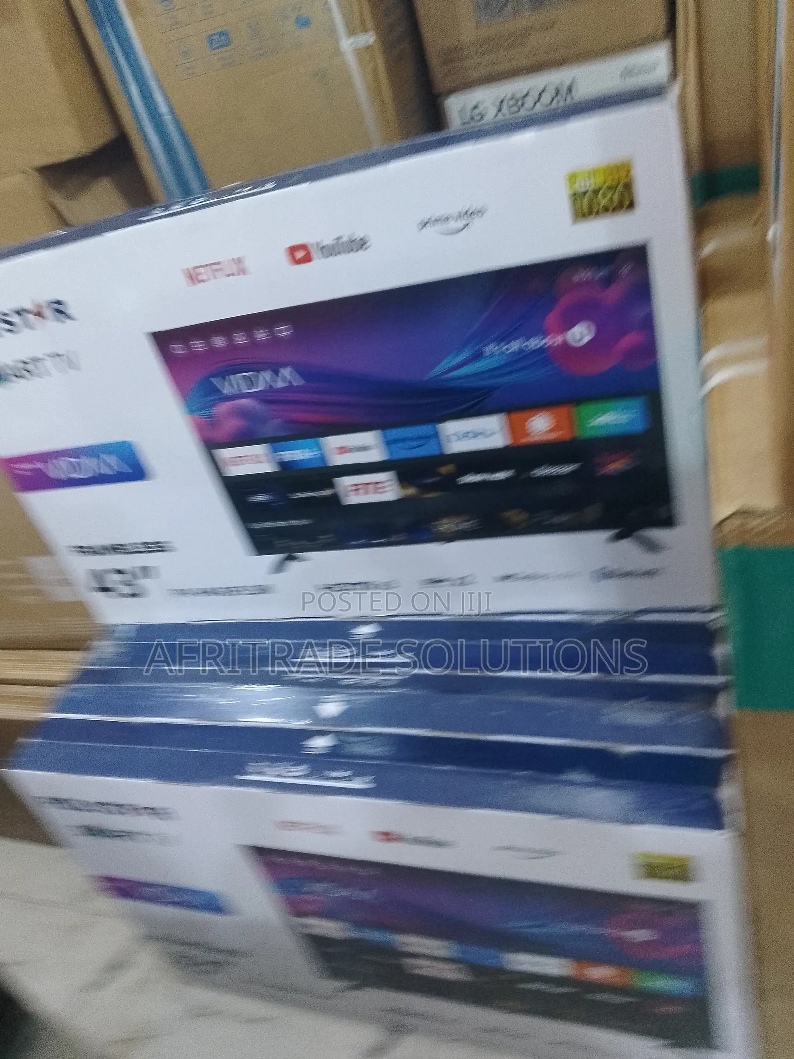 Polystar 43′′ Vidaa Smart Tv – Sleek, Frameless, Powerful