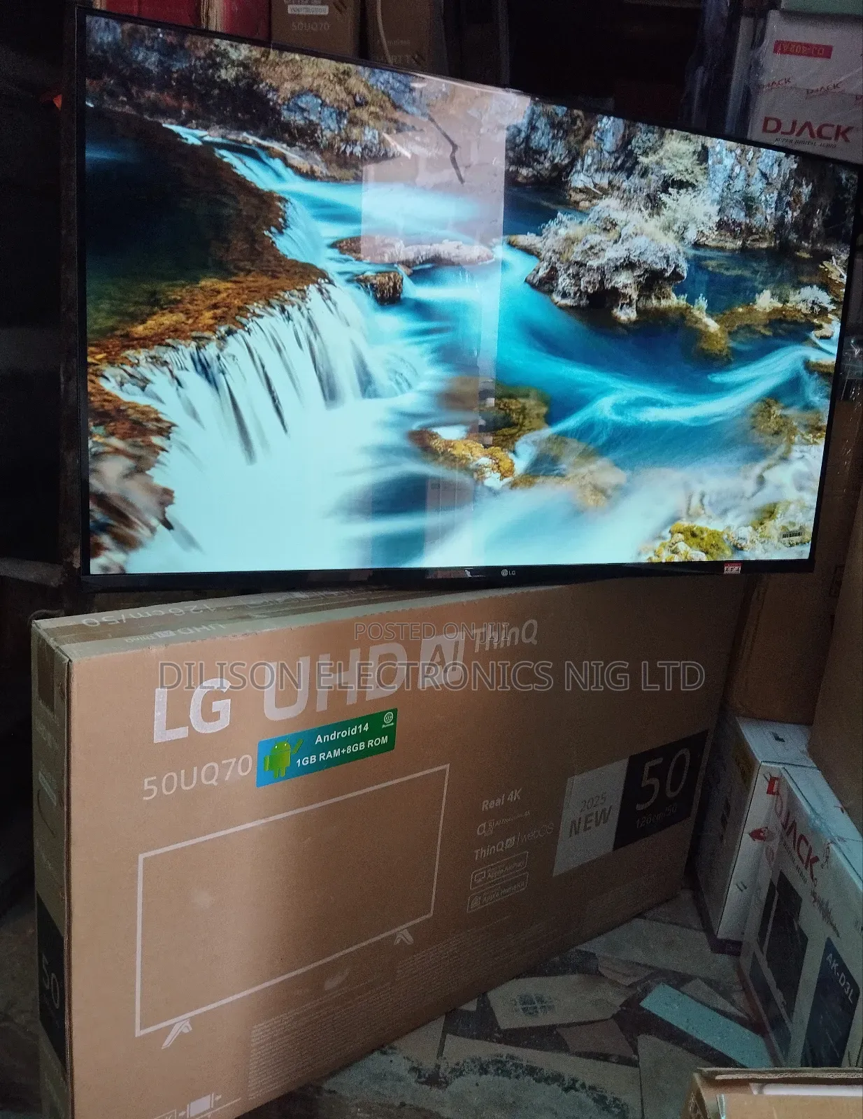 Lg 50inches Malti Midea Smart Android Television