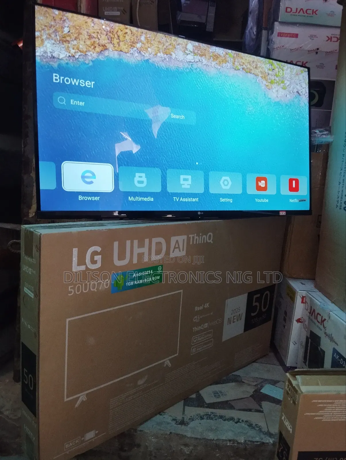 Law Voltage Lg 50inches Led Android Smart Tv
