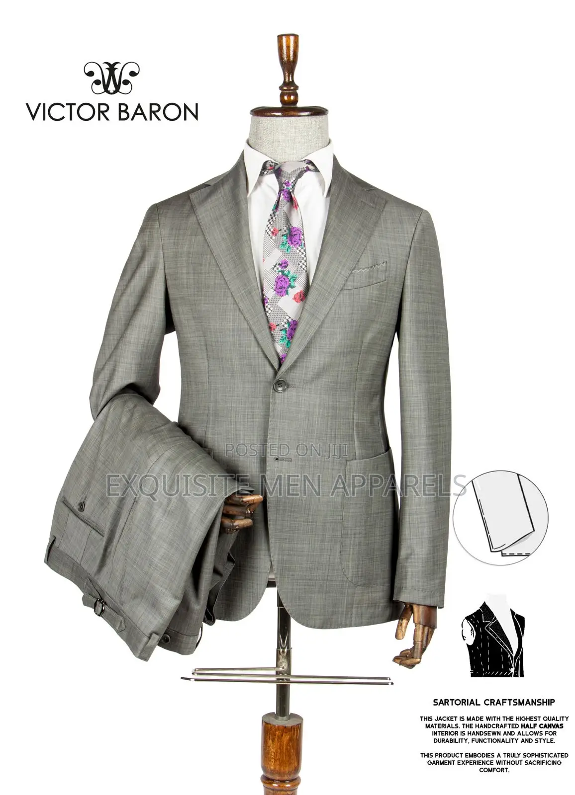 Italian Executives Victor Baron Italian Men’S Suit
