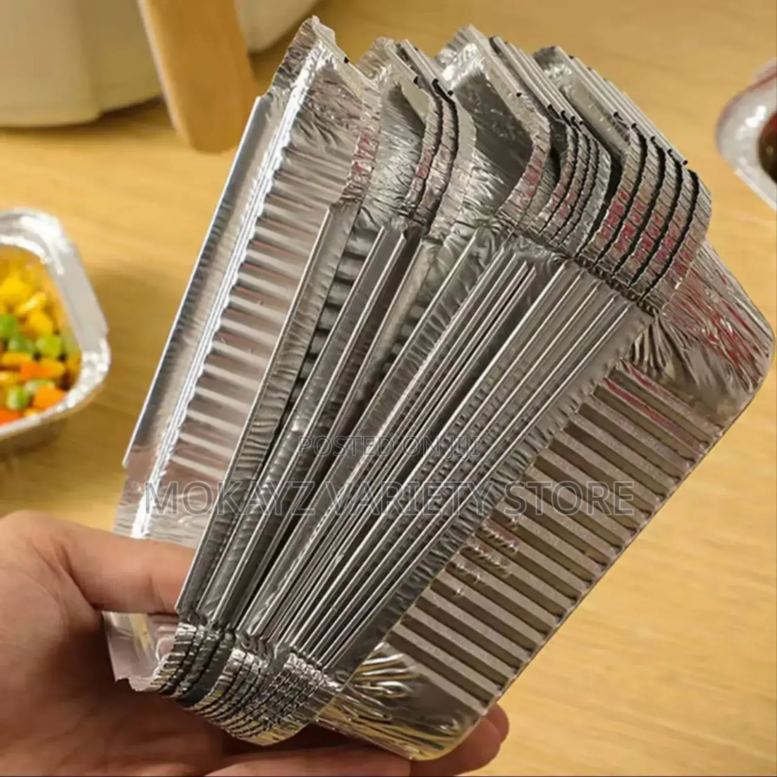 Aluminum Disposable Foil Big Size( 100 Pieces)