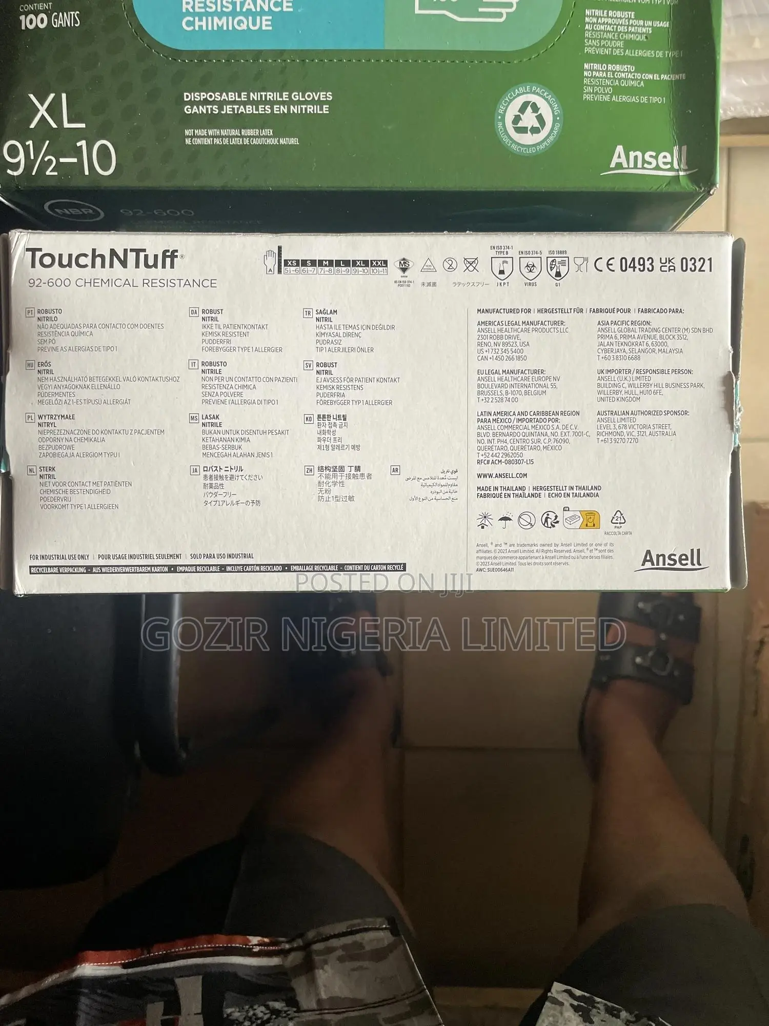 Touchntuff 92-600 Handgloves