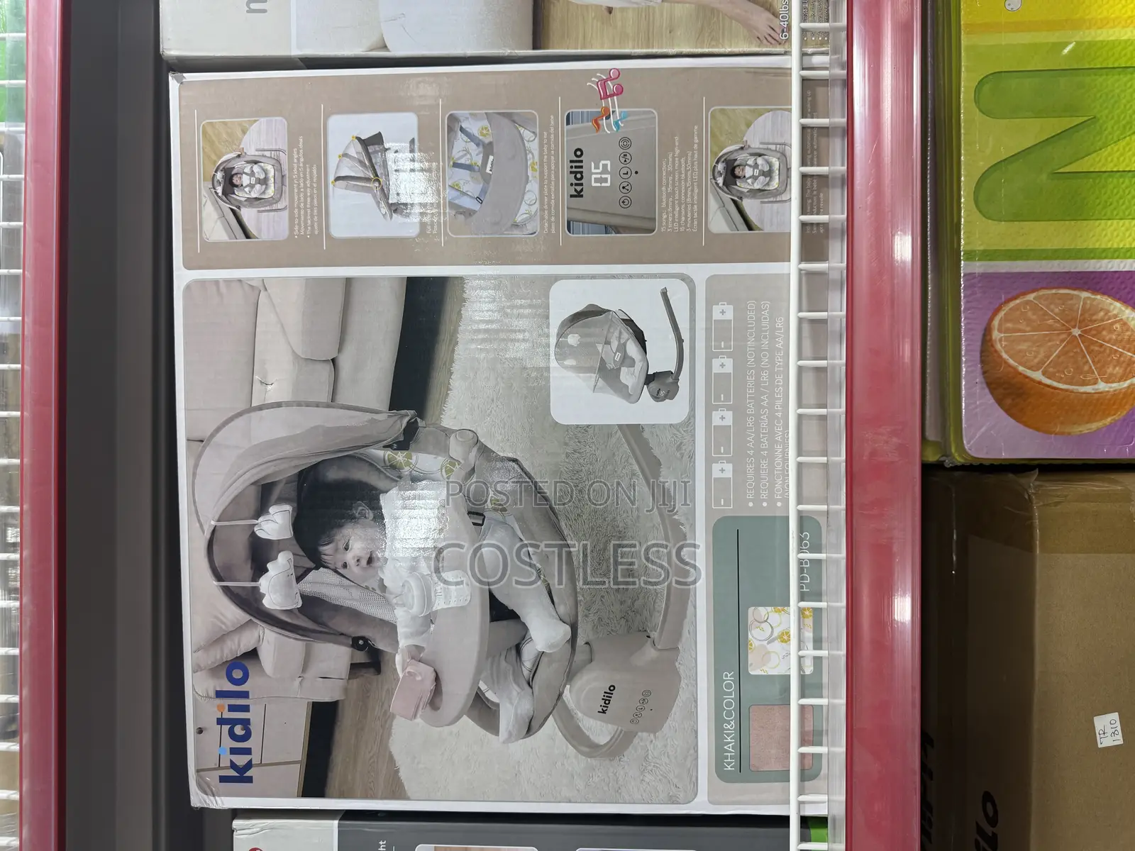Convertible Electric Baby Swing With Feeding Table