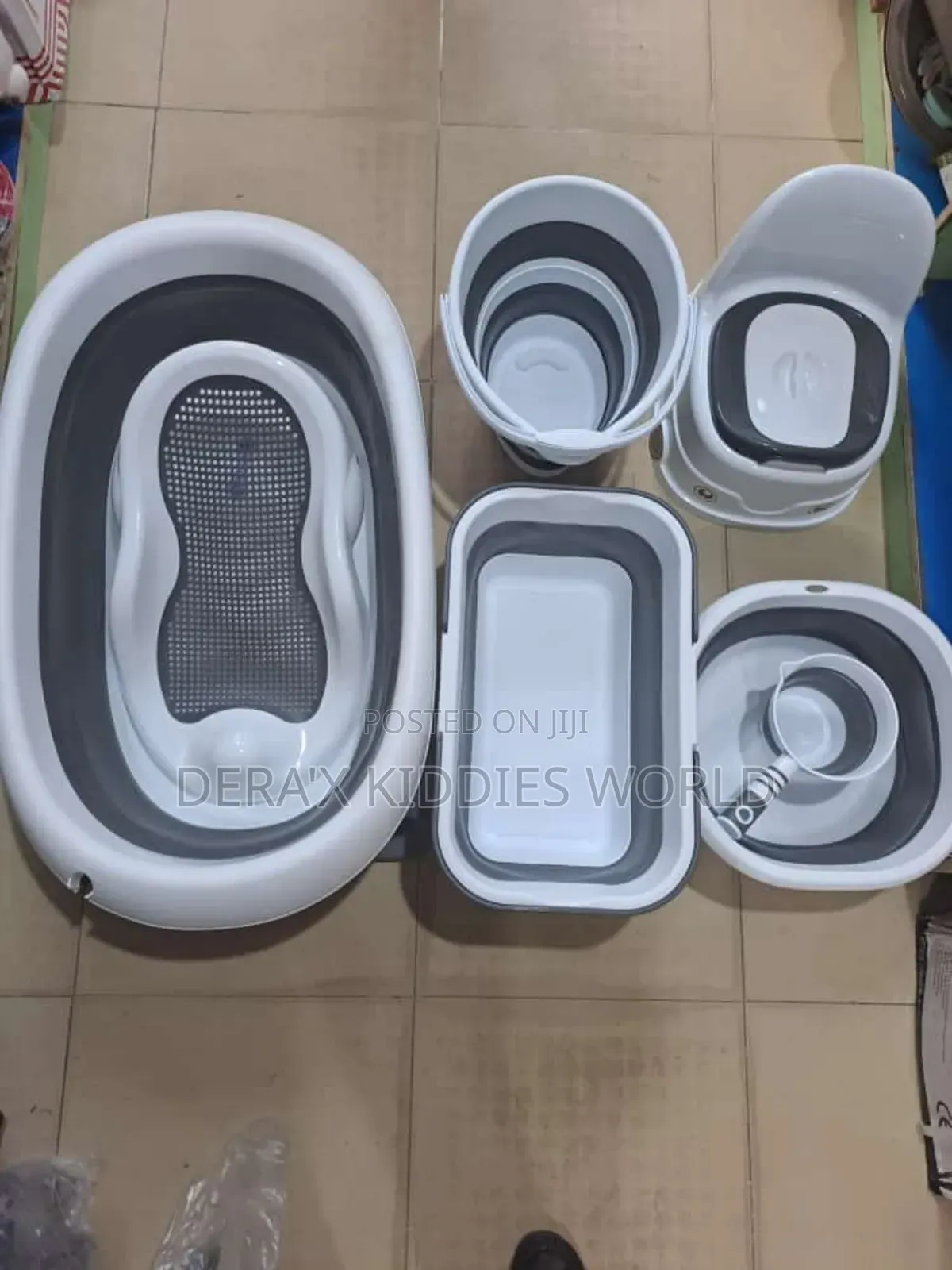7 in 1 Baby Foldable Bath Set With Potty