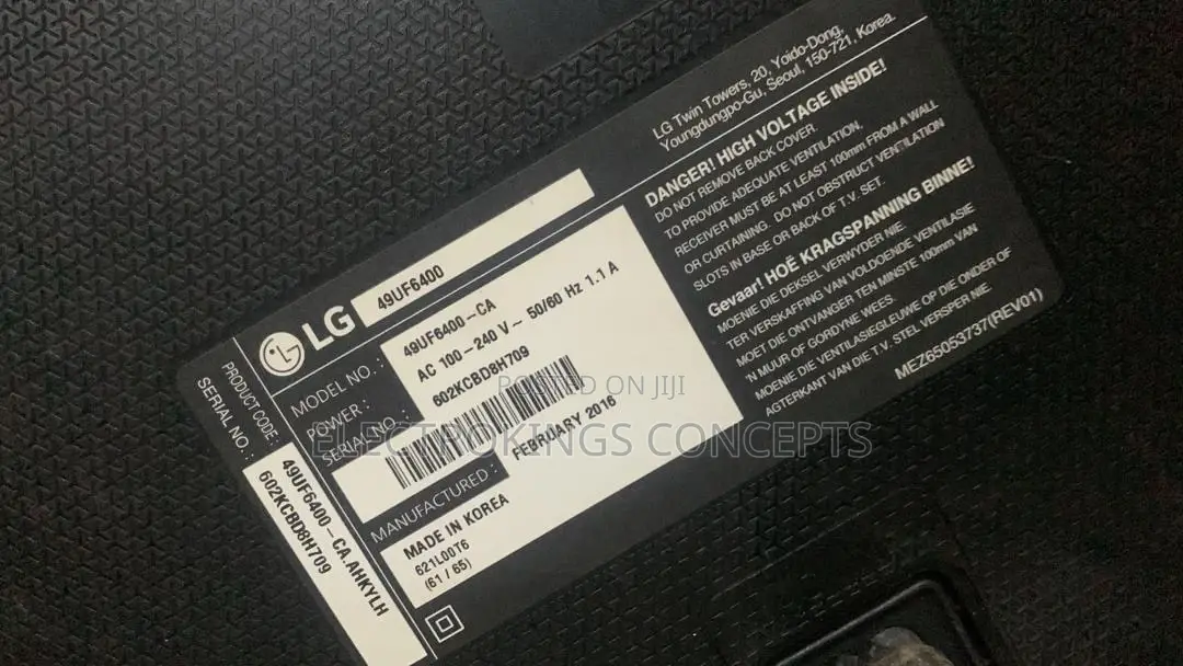 Uk Used Lg 50 Inch Smart Television With Netflix Youtube