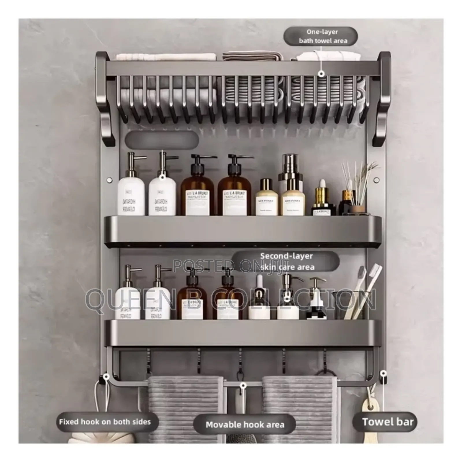 3 Tier Towel Rack