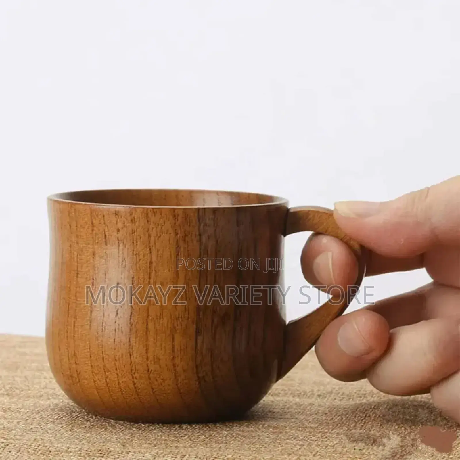 Acacia Solid Luxury Wooden Mug for Beer/Palm-Wine/Tea/Coffee