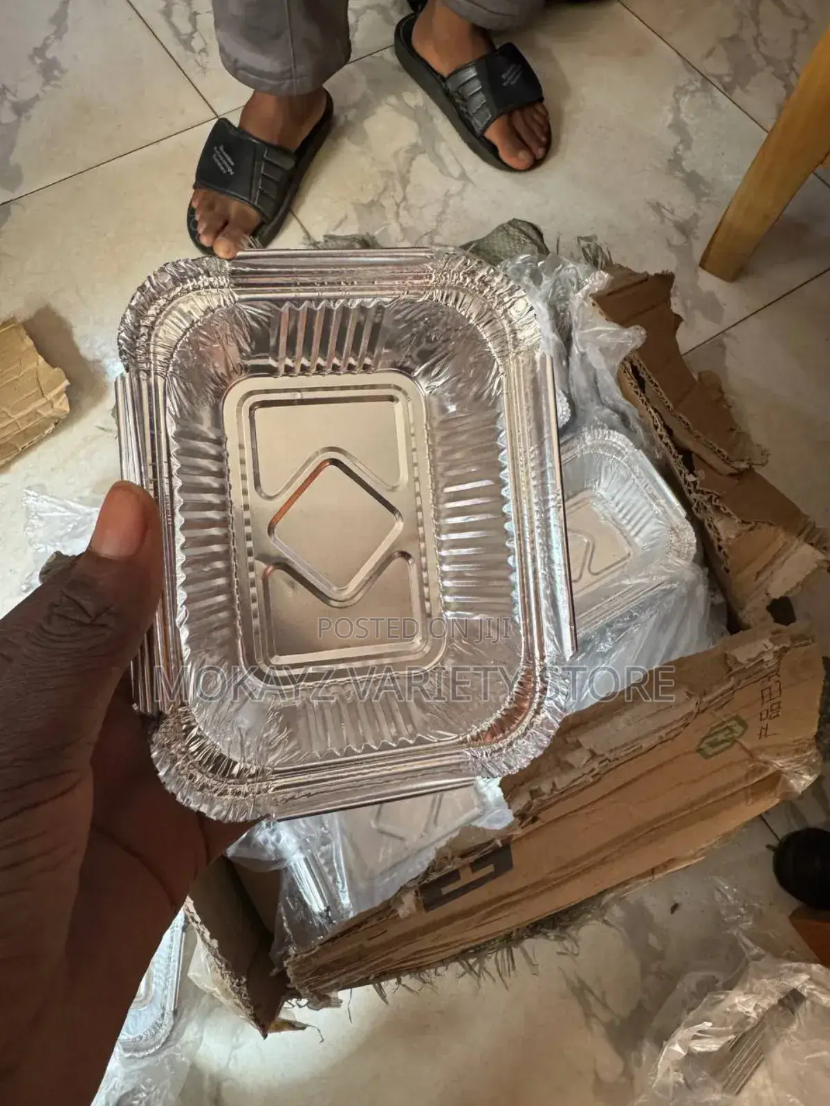 Aluminum Disposable Foil Big Size( 100 Pieces)