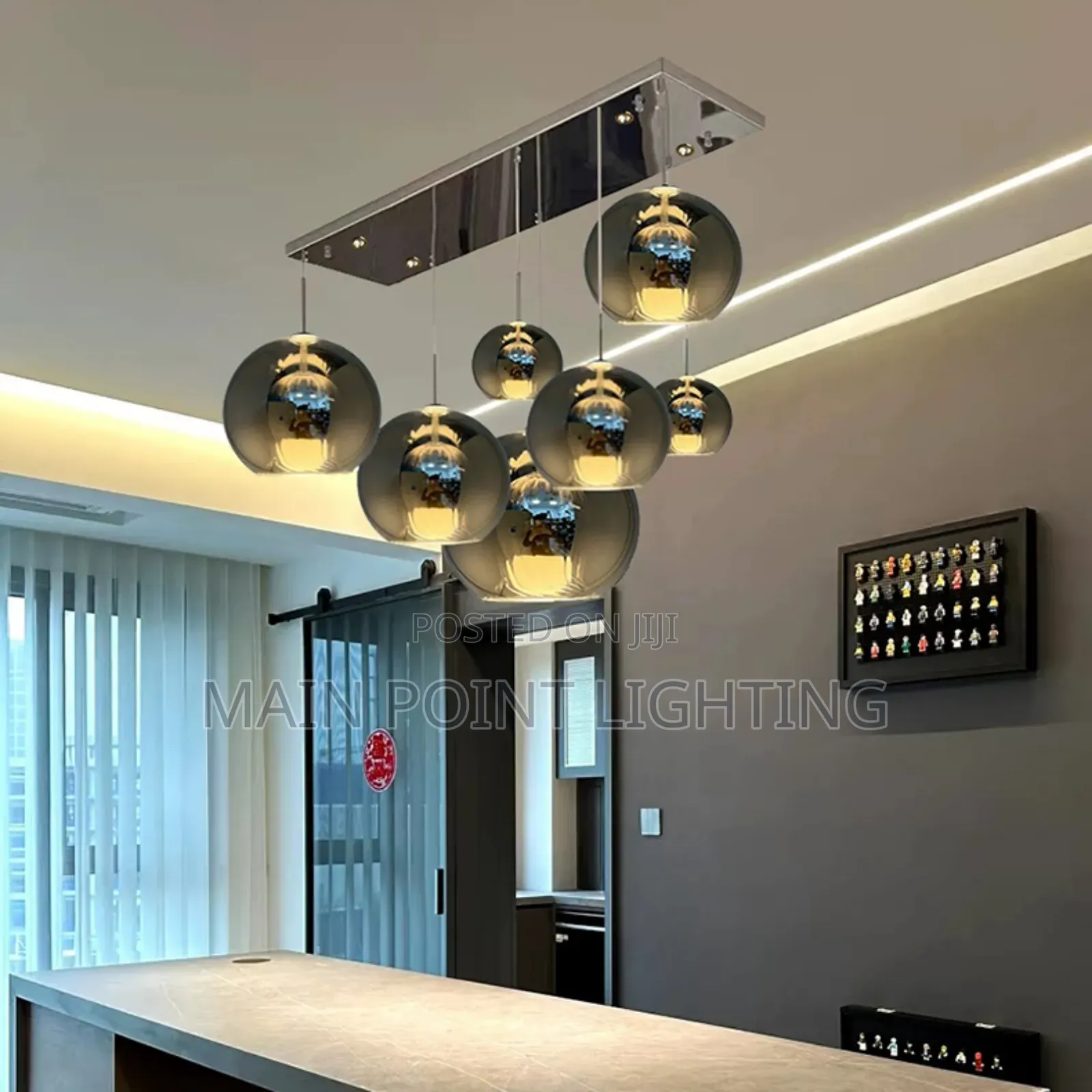 Nordic Glass Chandelier Light