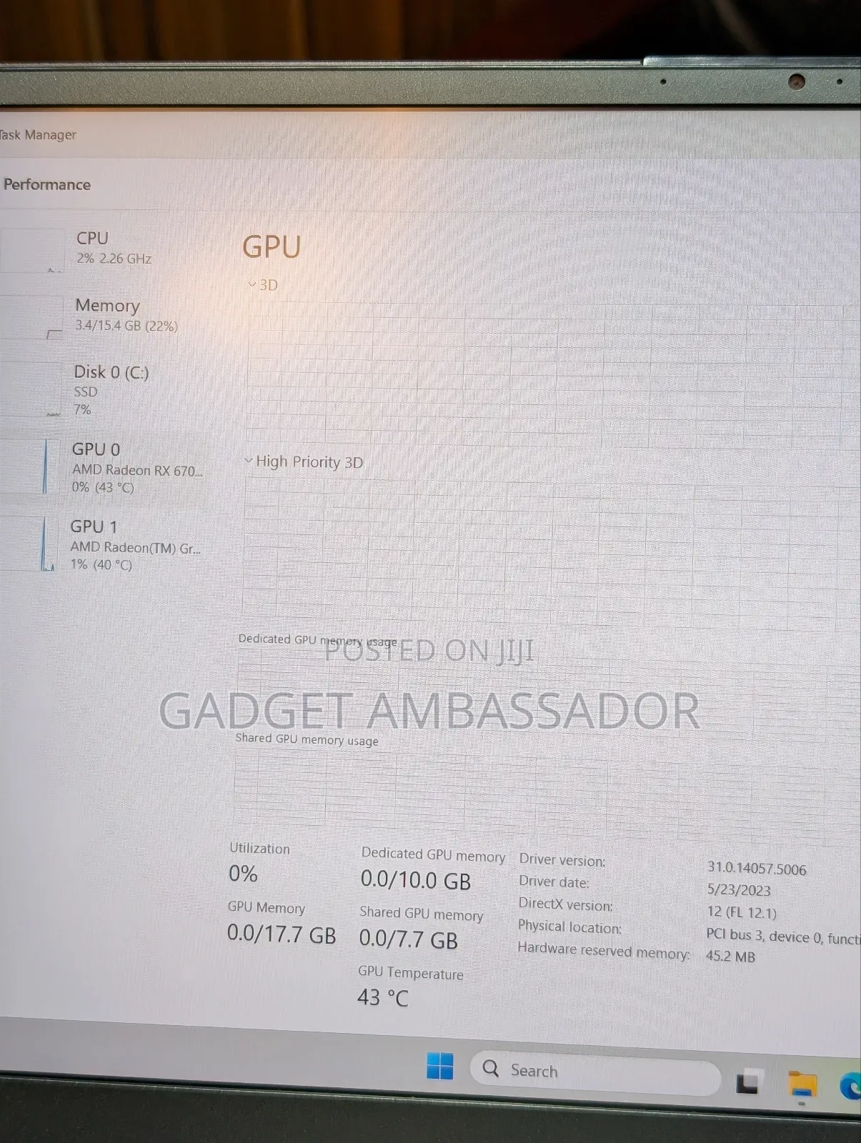 Laptop MSI 16GB AMD Ryzen 7 SSD 1T