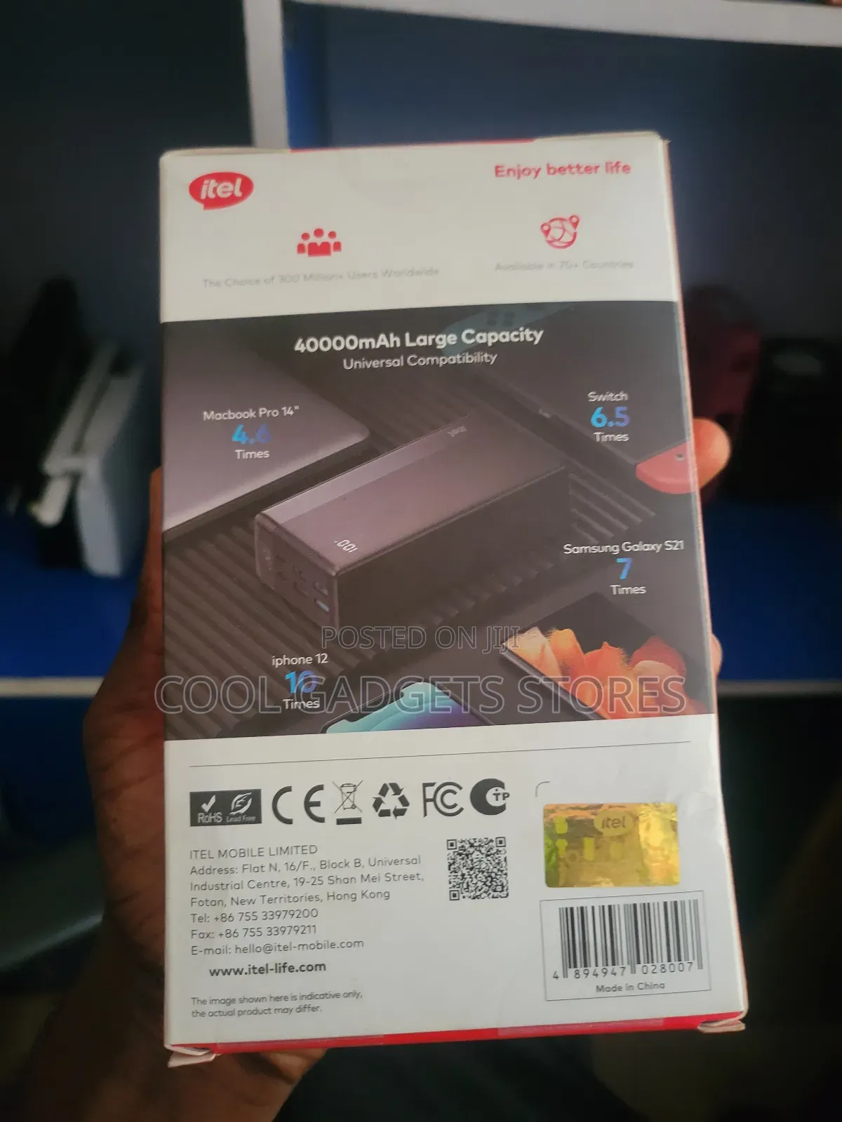 Itel Powerpulse I 40000mah 22.5w Powerbank