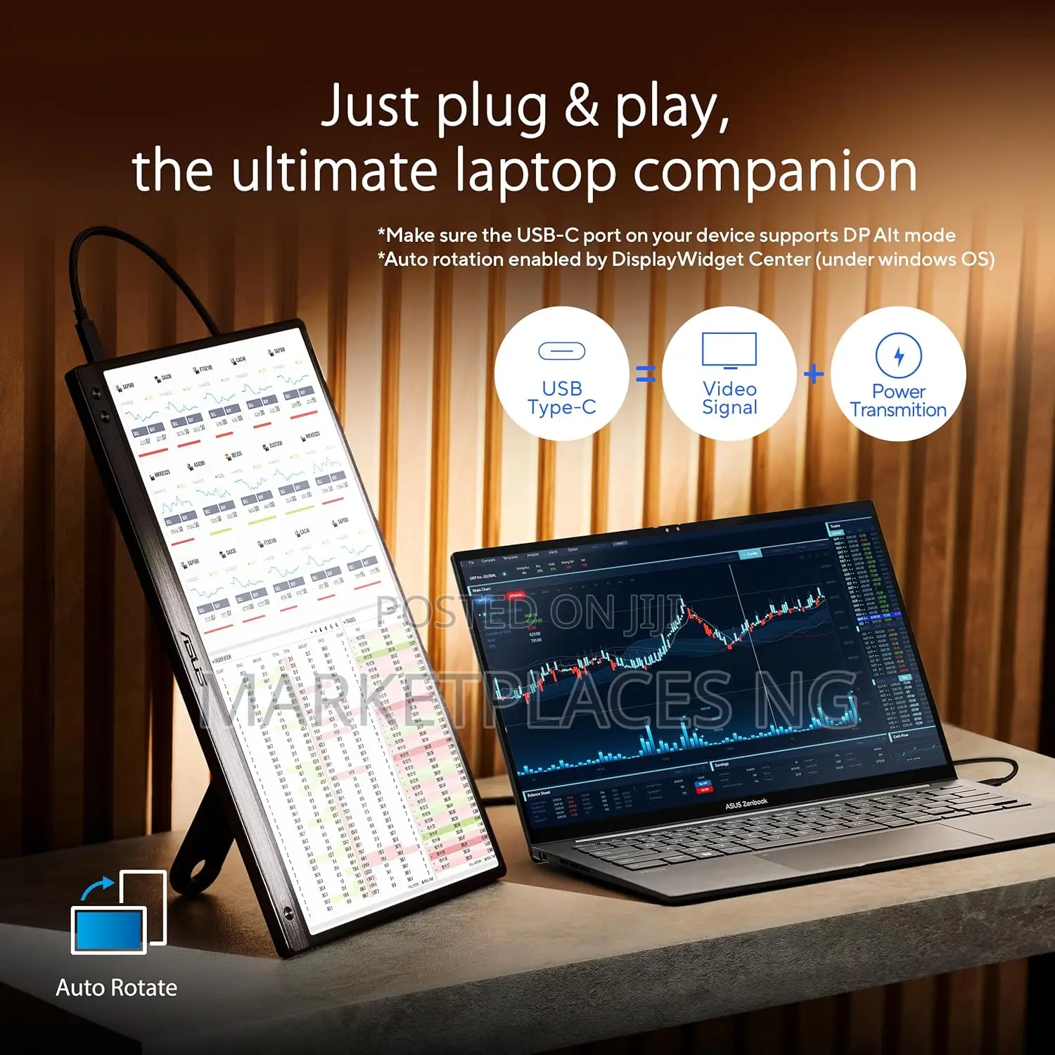 Asus Zenscreen 16" Full Hd Portable Usb-C Monitor(Mb166cr)