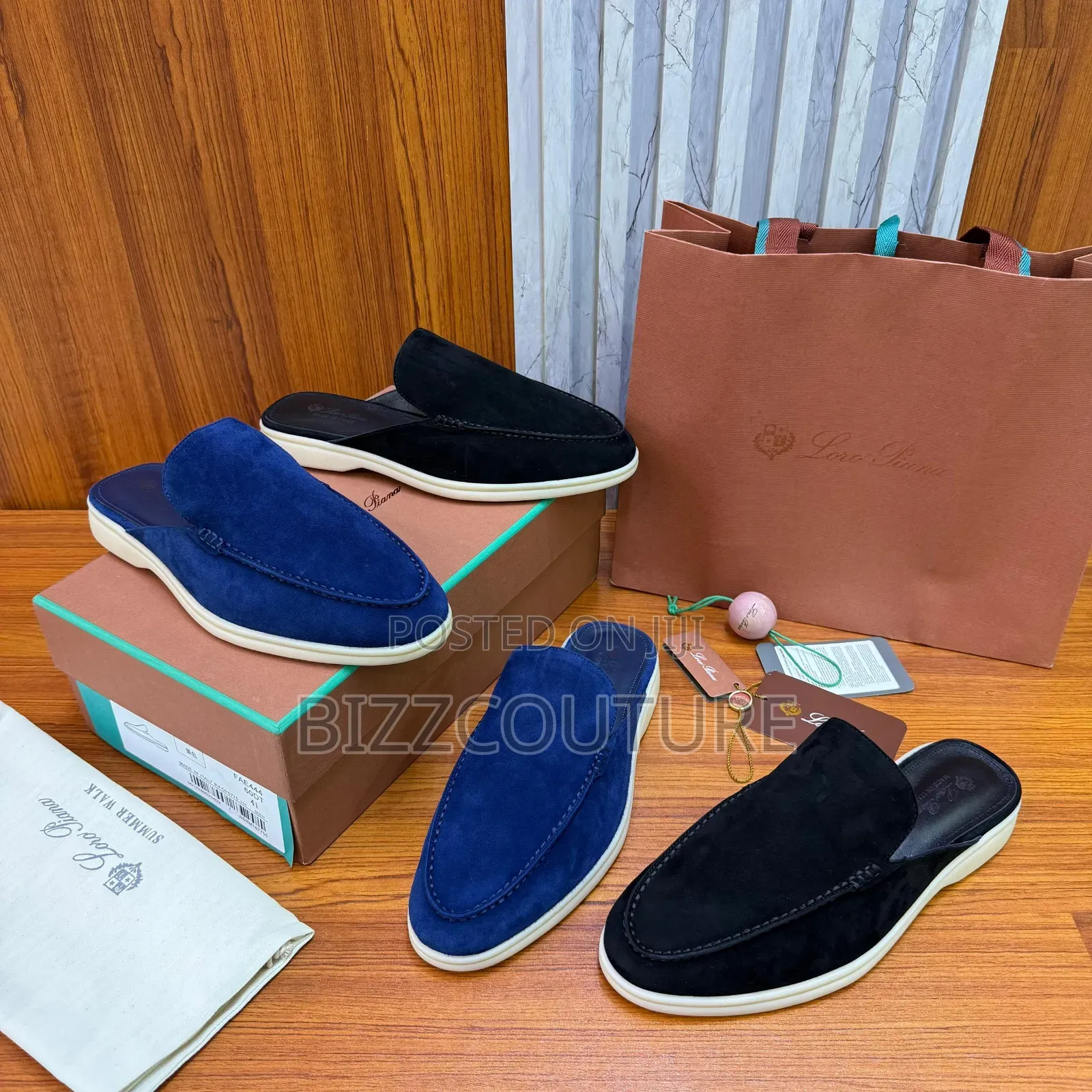 Original Loro Piana Half Shoes Available in Store