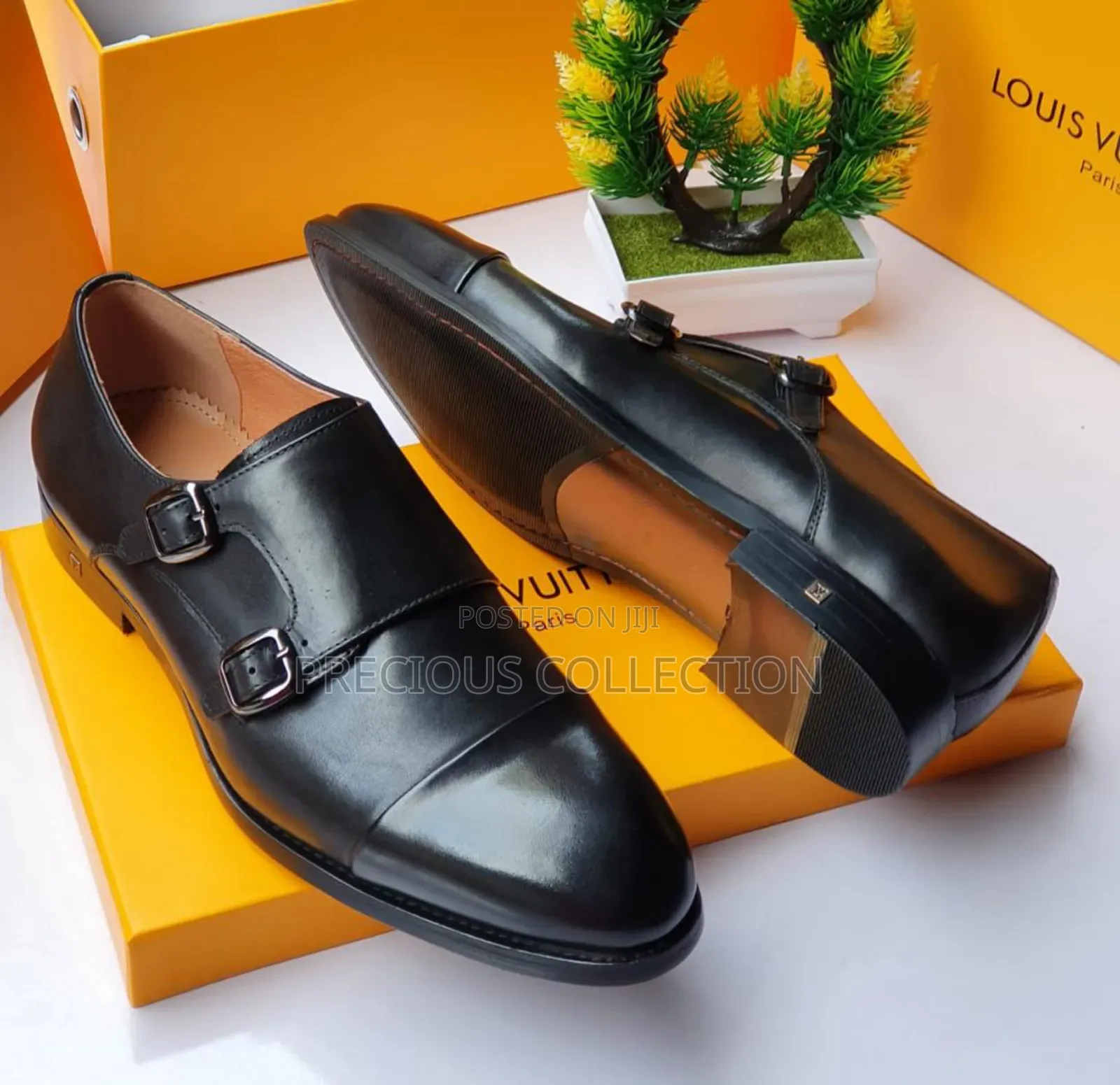 Men's High Quality Monk Strap Leather Coperate Shoes