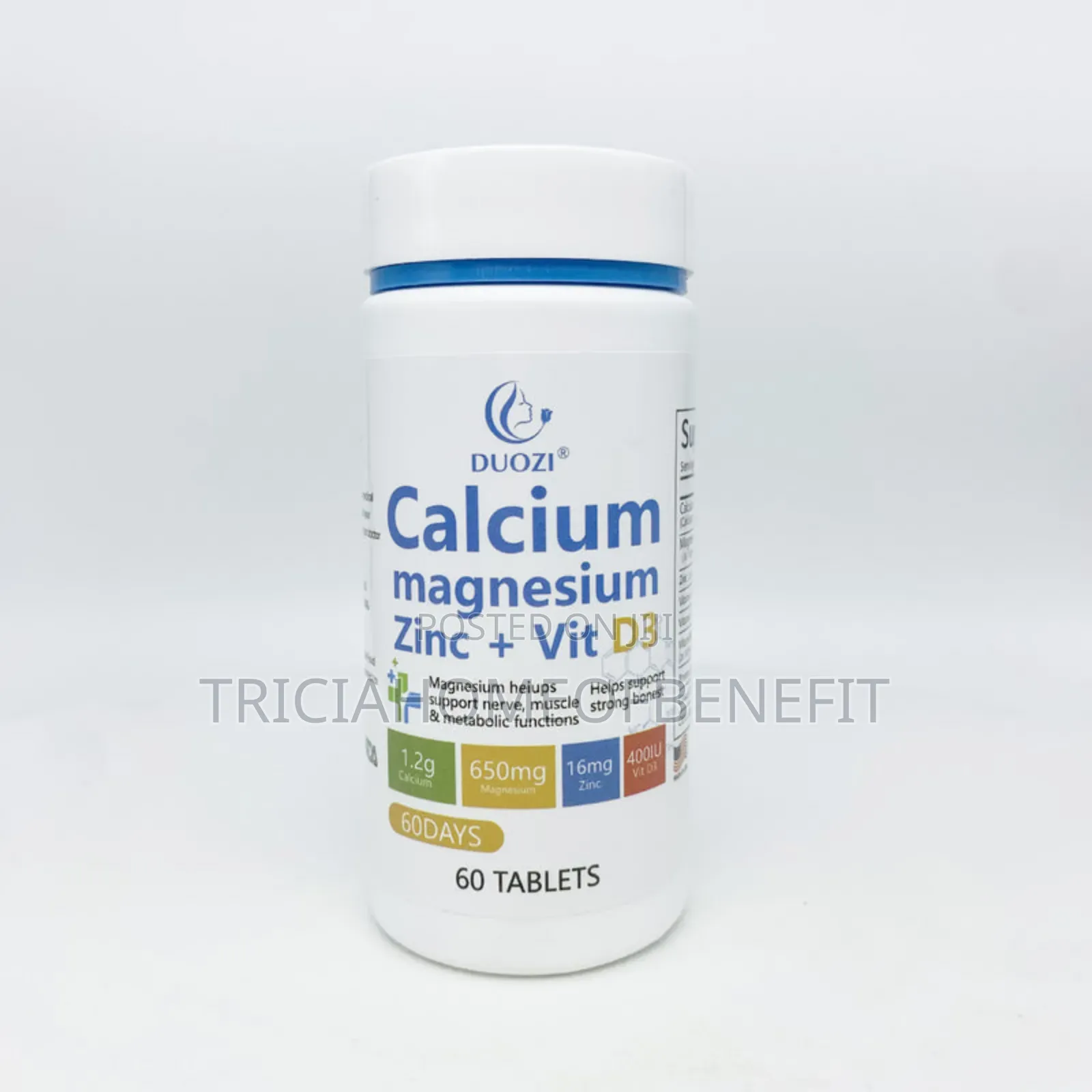 Duozi Calcium Magnesium Zinc D3 - 60 Tablets
