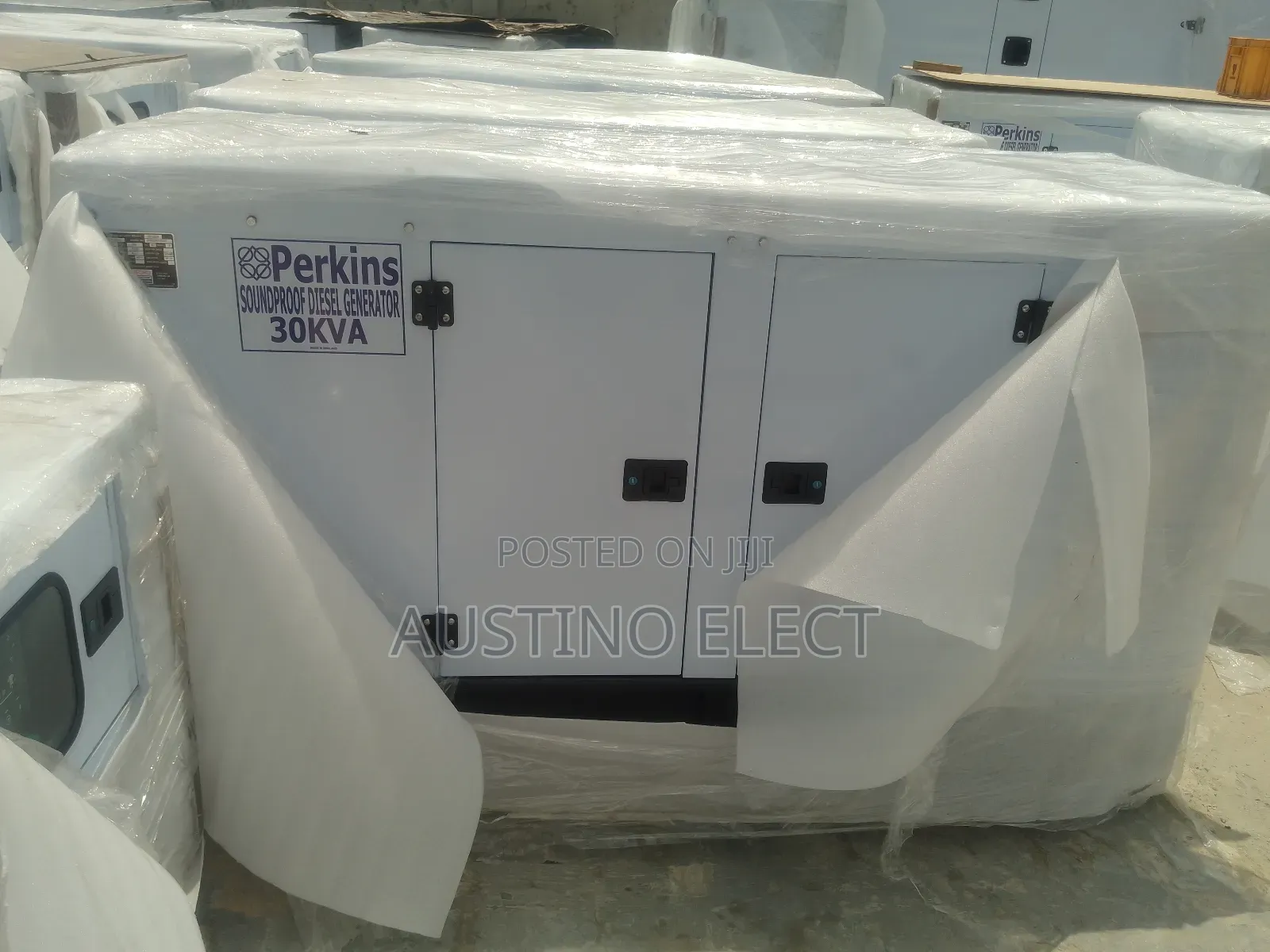 Perkins White Original 30kva Soundproof Engine