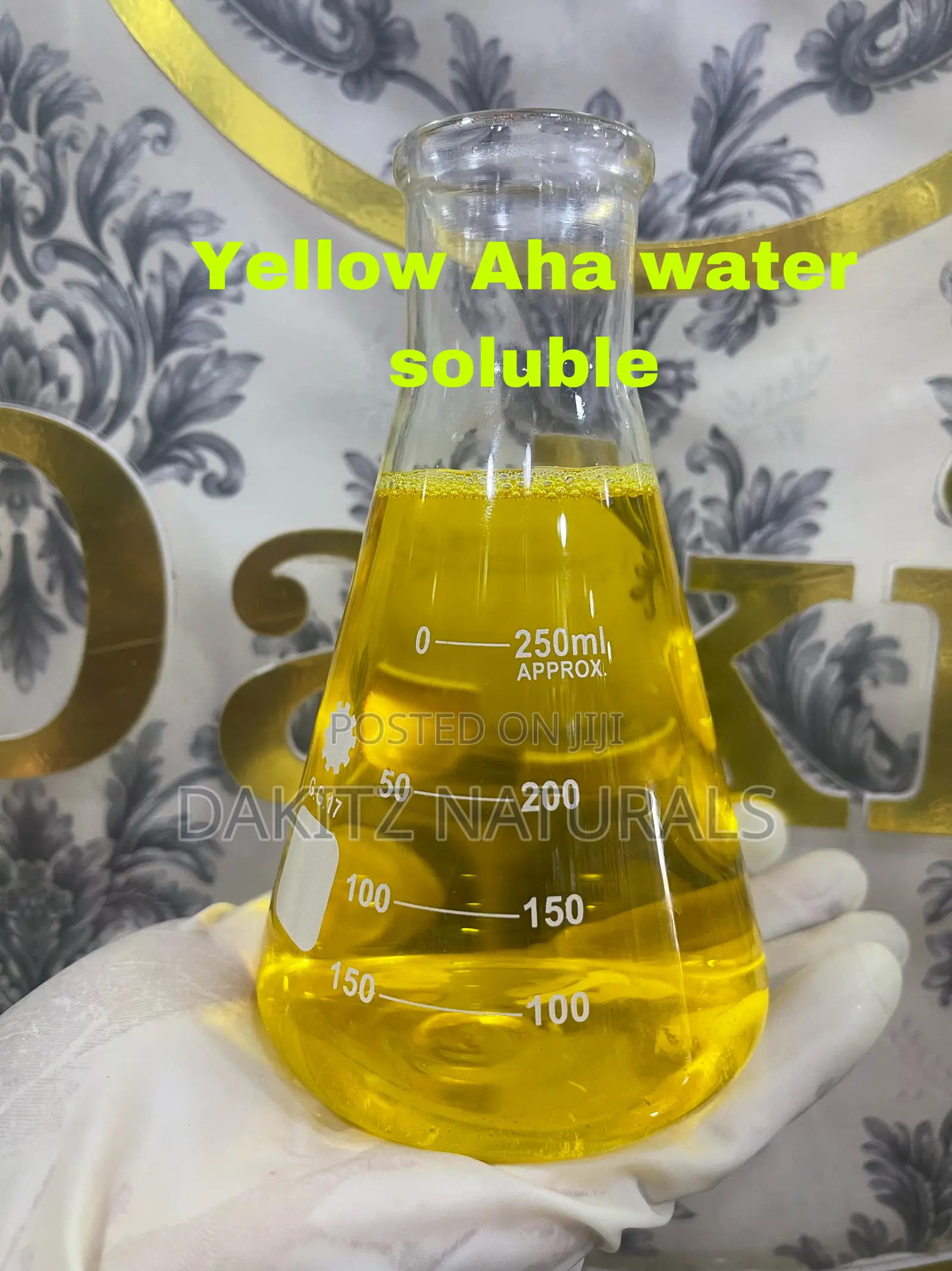 Yellow Aha Liquid Water Soluble 100ml