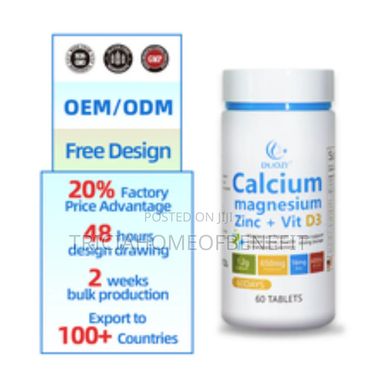 Calcium Magnesium Zinc D3