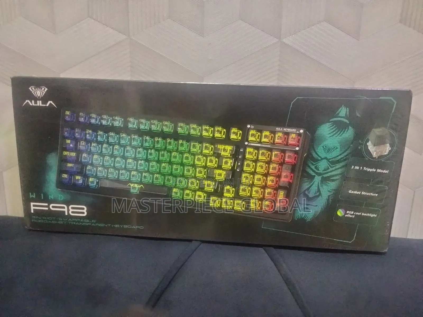 Wind F98 3 In 1 Hot Swappable Rgb Gasket Keyboard