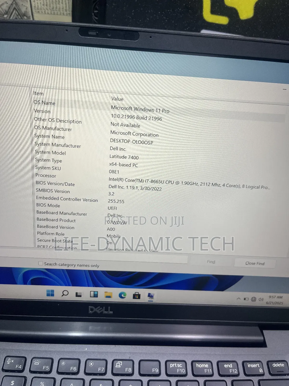 Laptop Dell Latitude 7400 16GB Intel Core I7 SSD 256GB