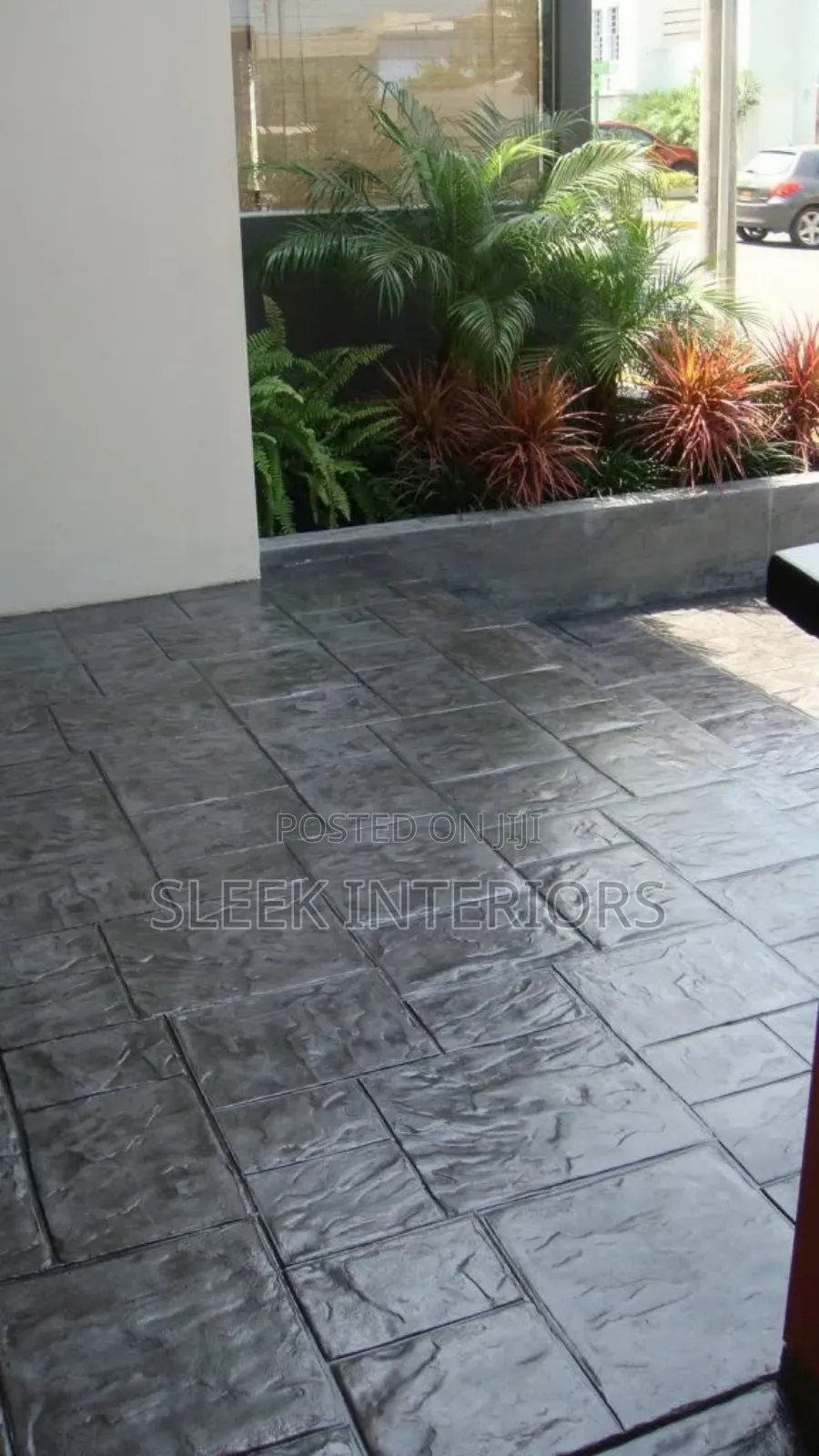 Fresh Stamped Concrete