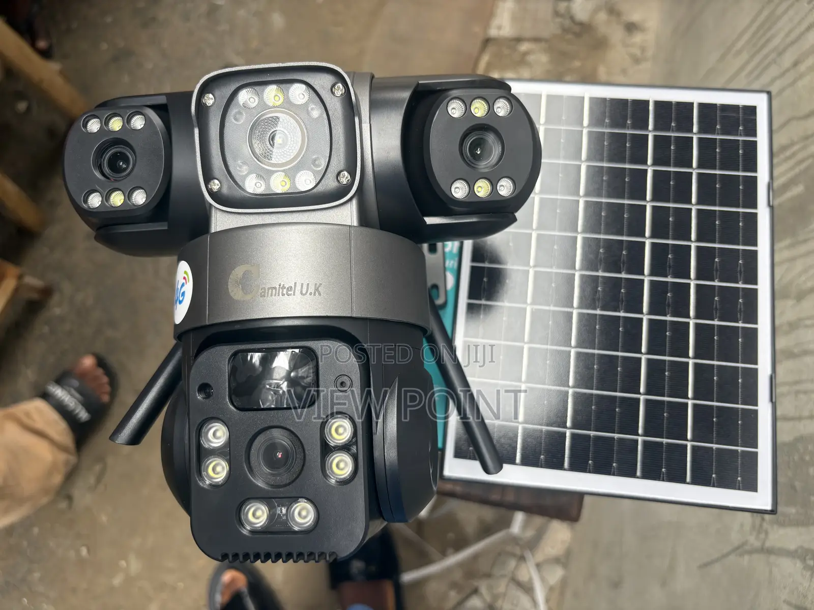 Solar Power Real 3-lens Solar Camera 10mp